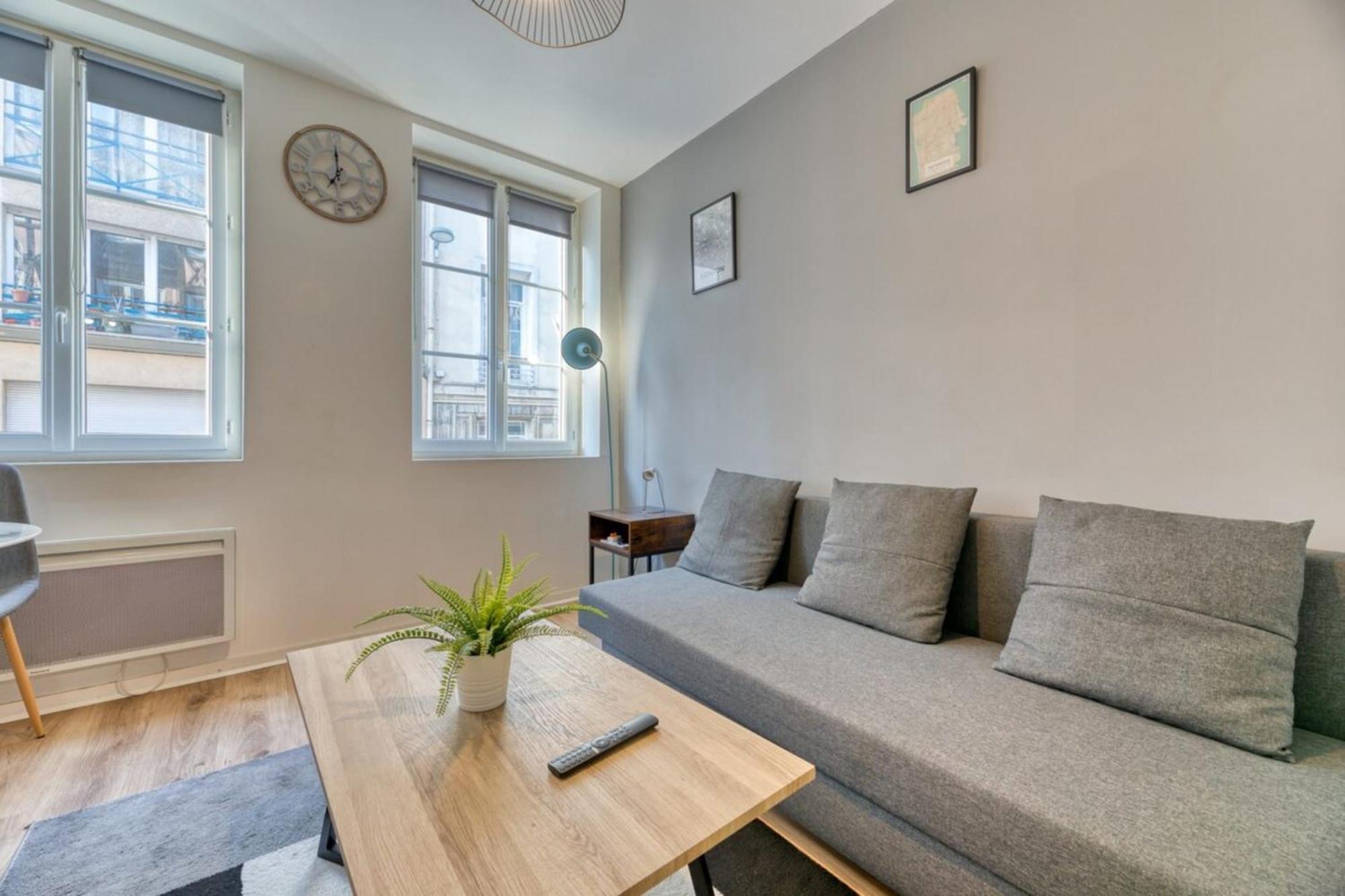 Le Thibaut Studio Renove Au Coeur De Ruão Exterior foto