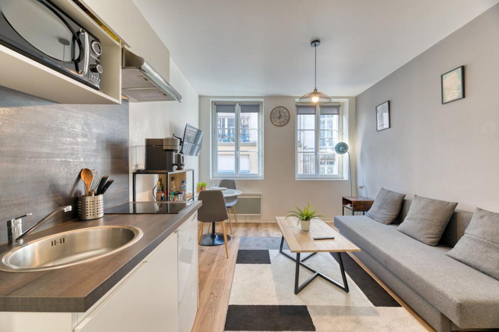 Le Thibaut Studio Renove Au Coeur De Ruão Exterior foto